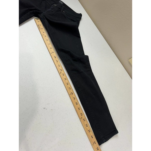 Citizen of Humanity Womens Phantom Skinny Jean Size 25 Black Crop Denim Low Rise - Picture 10 of 15